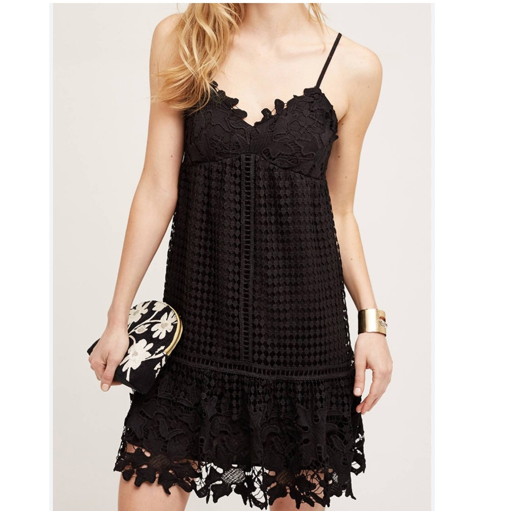 {Anthropologie} HD in Paris Eyelet Mini Dress